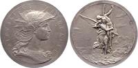 Kunstmedaillen Versilberte Bronzemedaille Dubois, Henri -