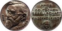 Medicina in nummis Bronzegussmedaille Heubner, Johann Otto Leonhard *1843 Mühltroff, Pau0Mühltroff, +1926 Loschwitz, Dresden, deutscher Internist und Kinderarzt, Vate -