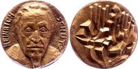 Musiker Bronzegussmedaille Schütz, Heinrich *1585 Köstritz, +1672 Dresden, protestantischer Kirchenmusiker und Komponist des Frühbarocks. -