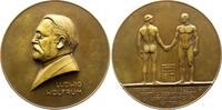 Personenmedaillen Bronzemedaille Wolfrum, Ludwig *1848 Aussig / Usti nad Labem (Tschechien), +1935 Aussig / Usti nad Labem, Besitzer der Aussiger Weberei- und Fä -