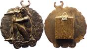 Kunstmedaillen Einseitige Bronzegussmedaille Nuss, Karl Ulrich -
