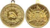 Sachsen-Leipzig, Stadt vergoldete Bronzemedaille -