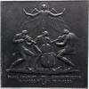 Musiker Einseitige Eisengussplakette Schubert, Franz Peter *1797 Lichtenthal bei Wien, +1828 Wien. -