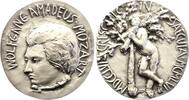 Musiker Silbermedaille Mozart, Wolfgang Amadeus *1756 Salzburg, +1791 Wien. -