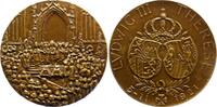 Bayern Bronzegussmedaille Ludwig III. 1913-1918. -
