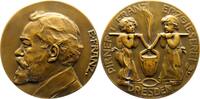 Sachsen-Dresden, Stadt Bronzegussmedaille -