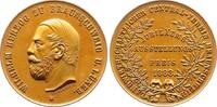 Braunschweig-Wolfenbüttel Bronzene Preismedaille Wilhelm 1831-1884. -