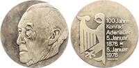 Personenmedaillen Silbermedaille Adenauer, Dr. Konrad +1876 Köln, +1967, Erster Kanzler der BRD. -
