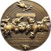 Kunstmedaillen Einseitige Bronzegussmedaille Hinz, Johann-Peter -