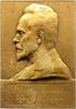 Medicina in nummis Einseitige Bronzeplakette Demoor, Jean *1867 Etterbeek, +1914 Brüssel, belgischer Pathologe und Biologe. -