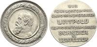 Bayern Versilberte Bronzemedaille Prinzregent Luitpold 1888-1913. -
