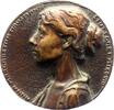 Kunstmedaillen Einseitige Bronzegussmedaille Lörcher, Alfred -