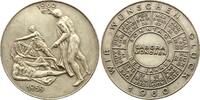 Kalender - Neujahrsplaketten Versilberte Bronzemedaille -