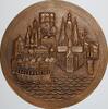 Kunstmedaillen einseitige Bronzegussmedaille Nöthen, Erwin -