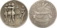 Kunstmedaillen Versilberte Bronzemedaille Carabin, Francois Rupert -