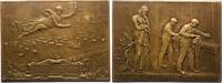Kunstmedaillen Bronzeplakette Lechevrel, Alphonse-E. -
