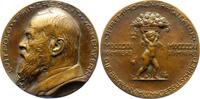 Bronzegussmedaille 1911 Bayern Prinzregent Luitpold 1888-1913. Vorzüglich