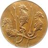 Kunstmedaillen Einseitige Bronzegussmedaille Bergmann, Gertrude -