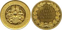 Sachsen-Dresden, Stadt Vergoldete Bronzemedaille -