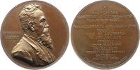 Medicina in nummis Bronzemedaille Albert, Eduard *1841 Senftenberg (Böhmen), +1900 Senftenberg, sein Lehrbuch fußt als erstes auf antiseptischer Behandlung. -