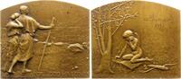 Kunstmedaillen Bronzeplakette Baudichon, René -