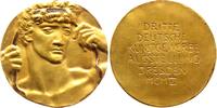 Sachsen-Dresden, Stadt Vergoldete Bronzemedaille -