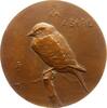 Kunstmedaillen Einseitige Bronzegussmedaille Steidle, Alfred -