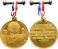 Luft- und Raumfahrt Tragbare vergoldete Bronzemedaille -