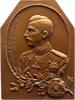 Bulgarien Einseitige Bronzeplakette Boris III. 1918-1943. -
