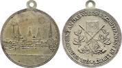 Lübeck-Stadt versilberte Bronzemedaille -