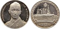 Erster Weltkrieg Silbermedaille Müller, Georg Alexander von *1854 Chemnitz, deutscher Admiral, befehligte von 1898-1900 den Panzerkreuzer 'Deutschland' in d. -