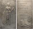 Kunstmedaillen Bronzeplakette Deschamps, Leon-Julien -