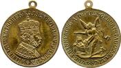 Brandenburg-Preußen Tragbare Bronzemedaille Wilhelm I. 1861-1888. -