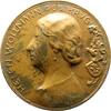 Personenmedaillen Einseitige Bronzegussmedaille Wollmann, Helen *1880 Amasia/Türkei. -
