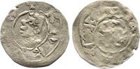 Coburg, thüringische Münzstätte Pfennig Friedrich der Strenge 1353-1381. -