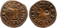 Waldeck Cu 3 Pfennig Wolrad VI., Philipp und Johann 1638-1640. -