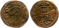 Paderborn-Bistum Cu 1 1/2 Pfennig Theodor Adolf von der Recke 1650-1661. -