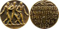 Sachsen-Dresden, Stadt Bronzegussmedaille -