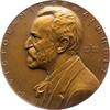 Numismatik Einseitige Bronzemedaille Miller zu Aichholz, Dr. Viktor von *1845, +1910, Bankier, Kunstfreund und Münzensammler in Wien. -