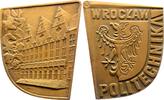 Schlesien-Breslau, Stadt Bronzeplakette -