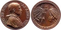 Italien-Kirchenstaat Bronzemedaille Pio XII 1939-1958. -
