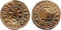 Waldeck Cu 3 Pfennig Wolrad VI., Philipp und Johann 1638-1640. -