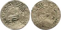 Sachsen-Kurfürstentum Zinsgroschen Johann der Beständige und Georg 1525-1530. Fast sehr schön