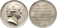 Silbermedaille 1932 Personenmedaillen Goethe, Johann Wolfgang von *1749 Frankfurt, +1832. Mattiert. Winz. Randfehler, winz. Kratzer, vorzüglich