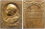 Brandenburg-Preu&szlig;en Bronzeplakette 1913 Wilhelm II. 1888-1918. Fleckige ... 50,00 EUR  zzgl. 6,00 EUR Versand
