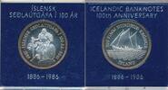Iceland 100 Jahre der isländischen Banknoten 500 kronur 1986 ST