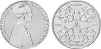 Denmark Dronning Margrethe II, 50 years government anniversary, silvercoin, 500 kroner 2022 PP