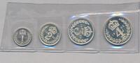 England Elisabeth II, 1-, 2-, 3- and 4 pence, Maundy set 1962 ST/PP