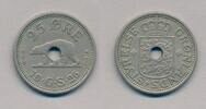 Greenland 1926 25 øre with the hole