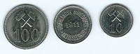 Grönland -minedrift 10. 25. 100 (Öre) 1911 VZ-ST